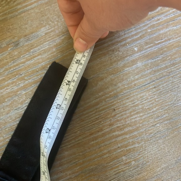 NWT Reformation Jeans Chrissy Black Denim Button Down Crop Top size 10 - Picture 11 of 12